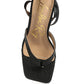 RAG & Co. - CELTY Ankle Strap Spool Heel Thong Sandals