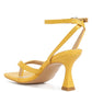 RAG & Co. - CELTY Ankle Strap Spool Heel Thong Sandals