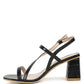 RAG & Co. EFFIEO Croc Texture Block Heel Sandals