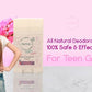 All-natural Deodorants for Kids & Teens