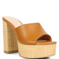 RAG & Co. Shuri Open Toe High Block Heel Sandals