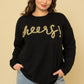 GILLI Plus Size Cheers Pullover Sweater
