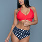Wicked Sexy 2 Piece Women's Swimsuit with Cutout Haltered Bra