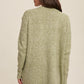 LISTICLE Two Pocket Open-Front Long Knit Cardigan