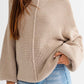 LE LIS Ribbed Knitted Sweater