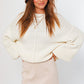 LE LIS Ribbed Knitted Sweater