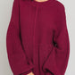 LE LIS Ribbed Knitted Sweater
