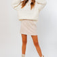LE LIS Ribbed Knitted Sweater