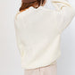 LE LIS Ribbed Knitted Sweater