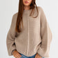 LE LIS Ribbed Knitted Sweater