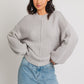 LE LIS Ribbed Knitted Sweater
