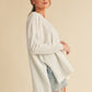 AEMI & Co. Chic V-neck Exposed Seam Sweater- Amaly Sweater