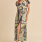 AEMI & Co. High Split Western Casual Maxi Dress with Lace Detail-NABI DRESS