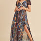 AEMI & Co. High Split Western Casual Maxi Dress with Lace Detail-NABI DRESS
