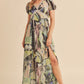 AEMI & Co. High Split Western Casual Maxi Dress with Lace Detail-NABI DRESS