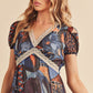 AEMI & Co. High Split Western Casual Maxi Dress with Lace Detail-NABI DRESS