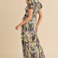 AEMI & Co. High Split Western Casual Maxi Dress with Lace Detail-NABI DRESS
