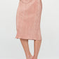 RENEE C. Solid Plisse Midi Skirt