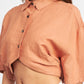 EMORY PARK Wide Sleeve Cropped Shirt