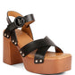RAG & Co. Cristina Cross Strap Embellished Heels
