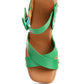 RAG & Co. Cristina Cross Strap Embellished Heels