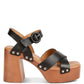 RAG & Co. Cristina Cross Strap Embellished Heels
