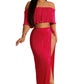 SEXY SUMMER TWO PIECE DRESS SET