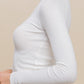 LOVE TREE Turtleneck Ribbed Knit Sweater Top