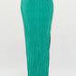 Plisse Maxi Skirt with Slit