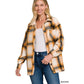 ZENANA Oversized Yarn Dyed Plaid Shacket