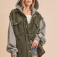 AEMI & Co. Hooded Irene Jacket with Snap Button