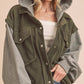 AEMI & Co. Hooded Irene Jacket with Snap Button