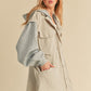 AEMI & Co. Hooded Irene Jacket with Snap Button