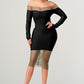 ATHINA Classic Black Bandage Dress