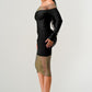 ATHINA Classic Black Bandage Dress