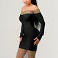 ATHINA Classic Black Bandage Dress