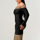 ATHINA Classic Black Bandage Dress