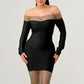 ATHINA Classic Black Bandage Dress