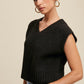 LISTICLE Soft Touch Cropped Knit Vest