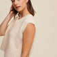 LISTICLE Soft Touch Cropped Knit Vest