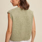 LISTICLE Soft Touch Cropped Knit Vest