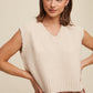 LISTICLE Soft Touch Cropped Knit Vest