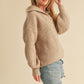 AEMI & Co. Chic Knit Danae Sweater with Balloon Sleeves