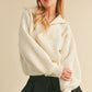 AEMI & Co. Chic Knit Danae Sweater with Balloon Sleeves