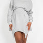 ATHINA Mini Casual Hooded Dress