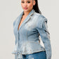 ATHINA Vintage Denim Jean Jacket