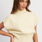EMORY PARK Turtleneck Knitted Ribbed Vest