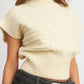 EMORY PARK Turtleneck Knitted Ribbed Vest