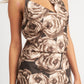 ASYMMETRICAL NECK MAXI DRESS