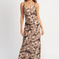 ASYMMETRICAL NECK MAXI DRESS